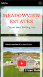 Mobile Screenshot of meadowviewestatesottawa.com